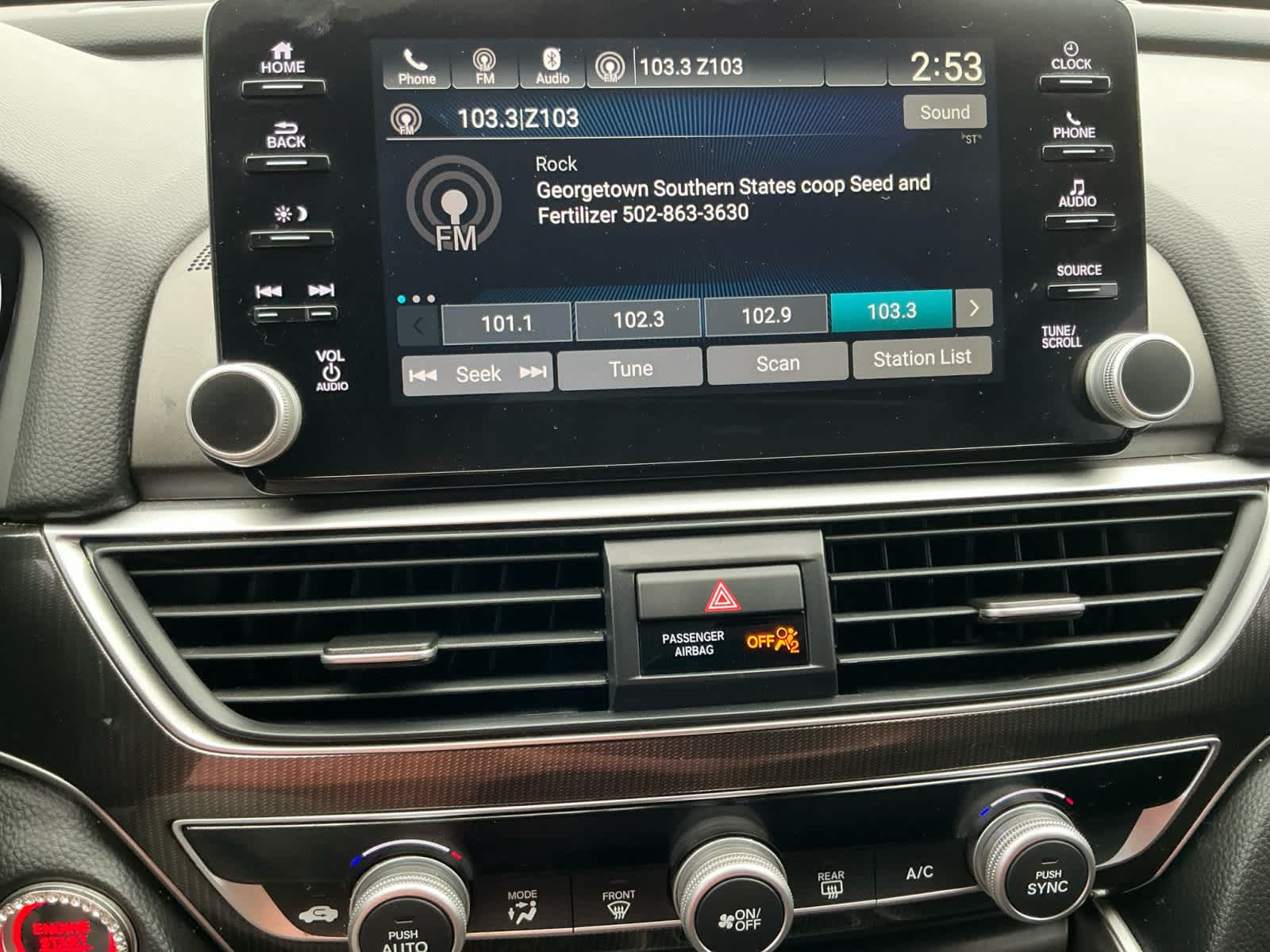 2019 Honda Accord Sedan Sport 1.5T