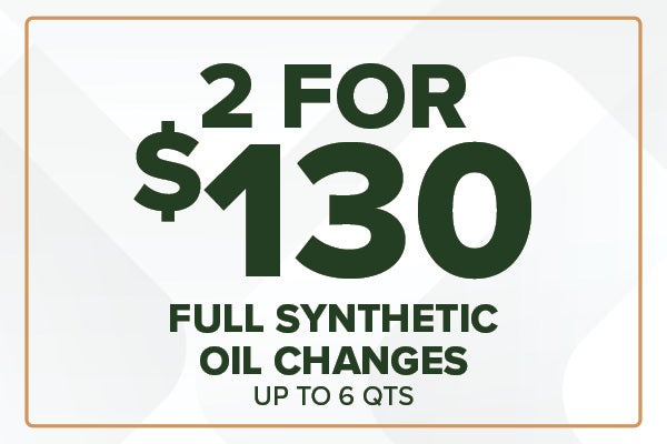 Full Synthetic Oil Changes