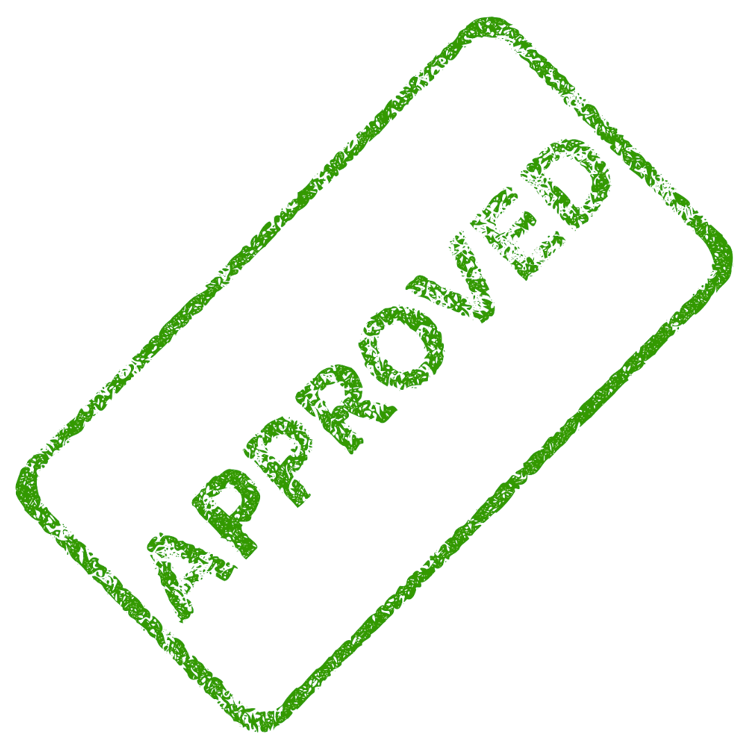 approved stamp