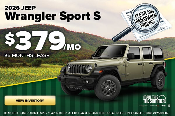 2026 Jeep Wrangler Sport S
