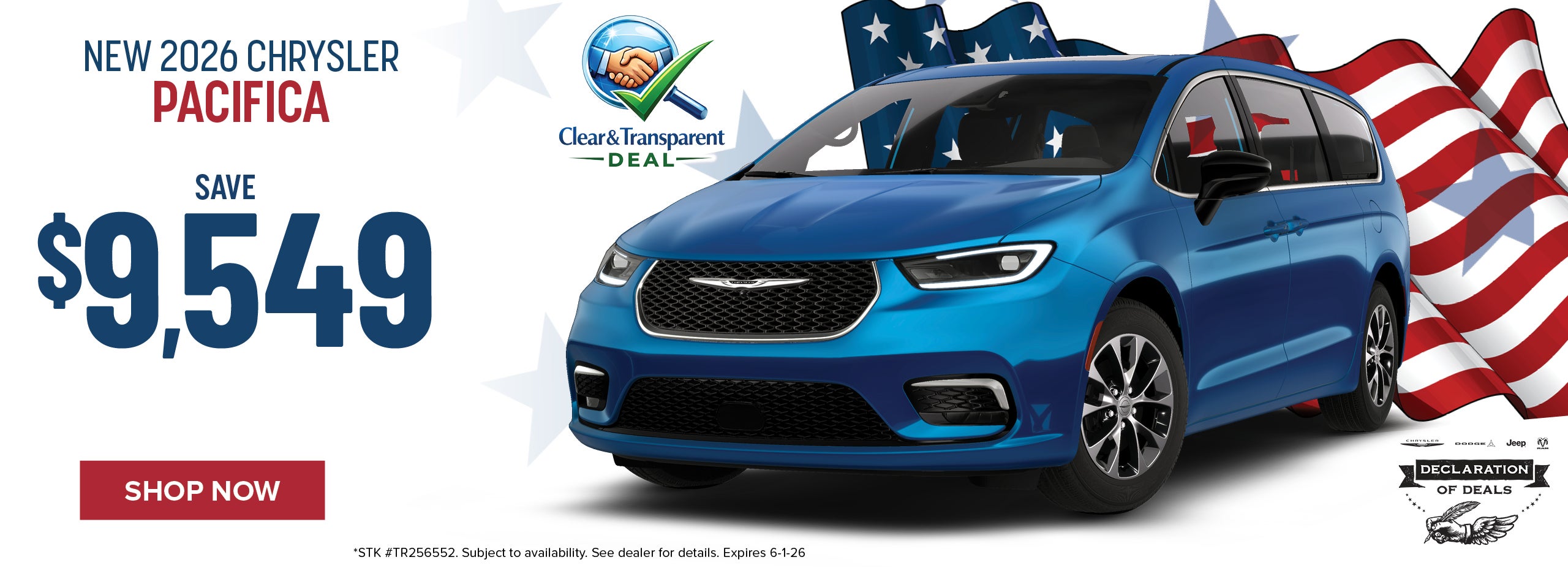 New 2026 Chrysler Pacifica